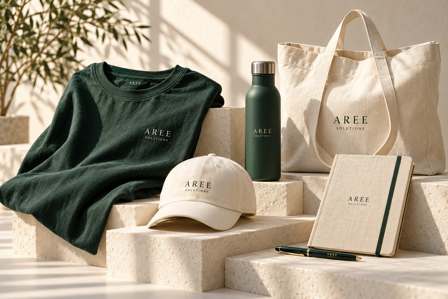 Aree branded everyday essentials
